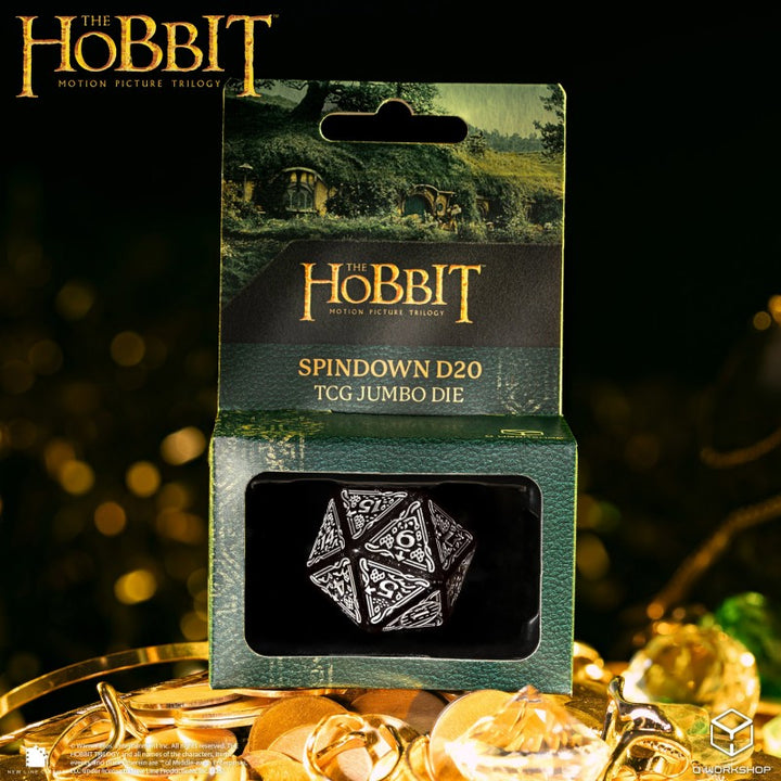The Hobbit Spindown D20 - Umbral TCG Jumbo Die (Q-Workshop) (HOB/190166/20LEV02)