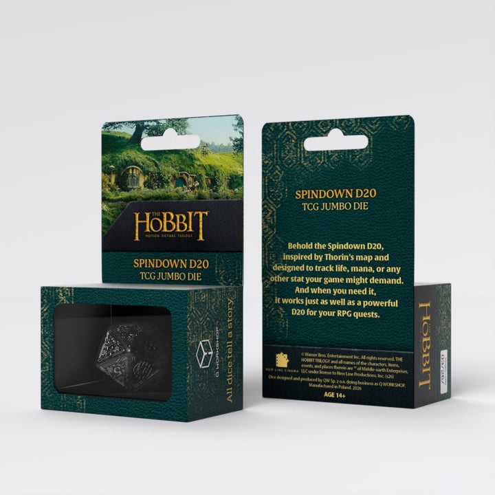 The Hobbit Spindown D20 - Umbral TCG Jumbo Die (Q-Workshop) (HOB/190166/20LEV02)
