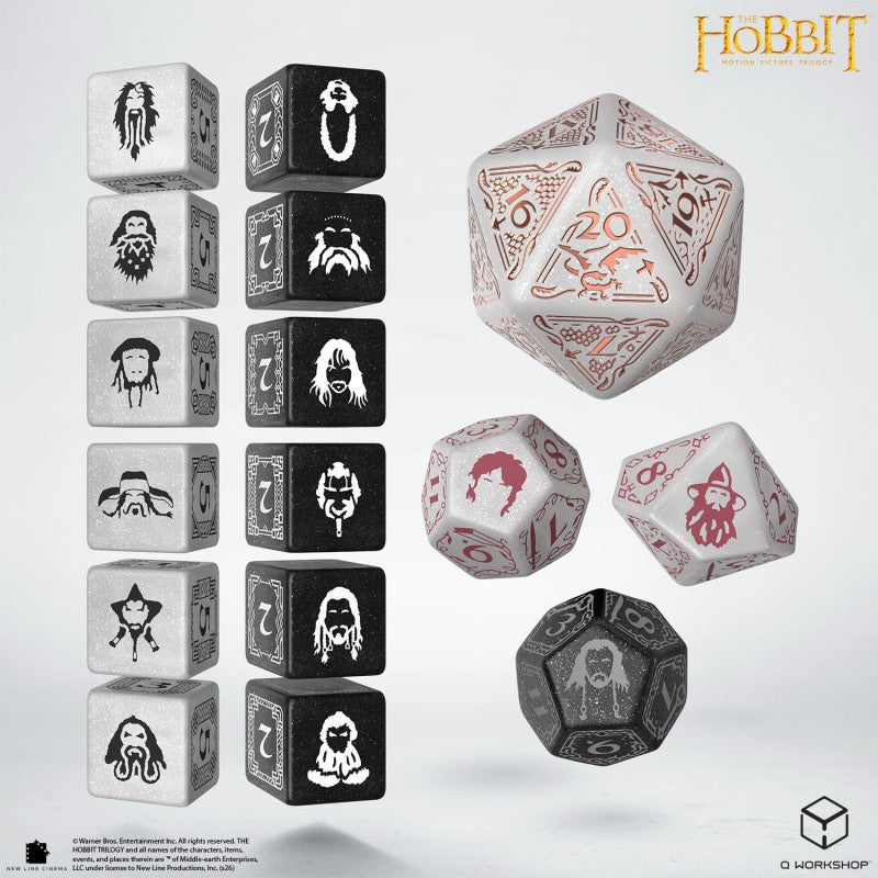 The Hobbit TCG Dice Set - Radiant Dawn (Q-Workshop) (HOB/190166/TCGS05)