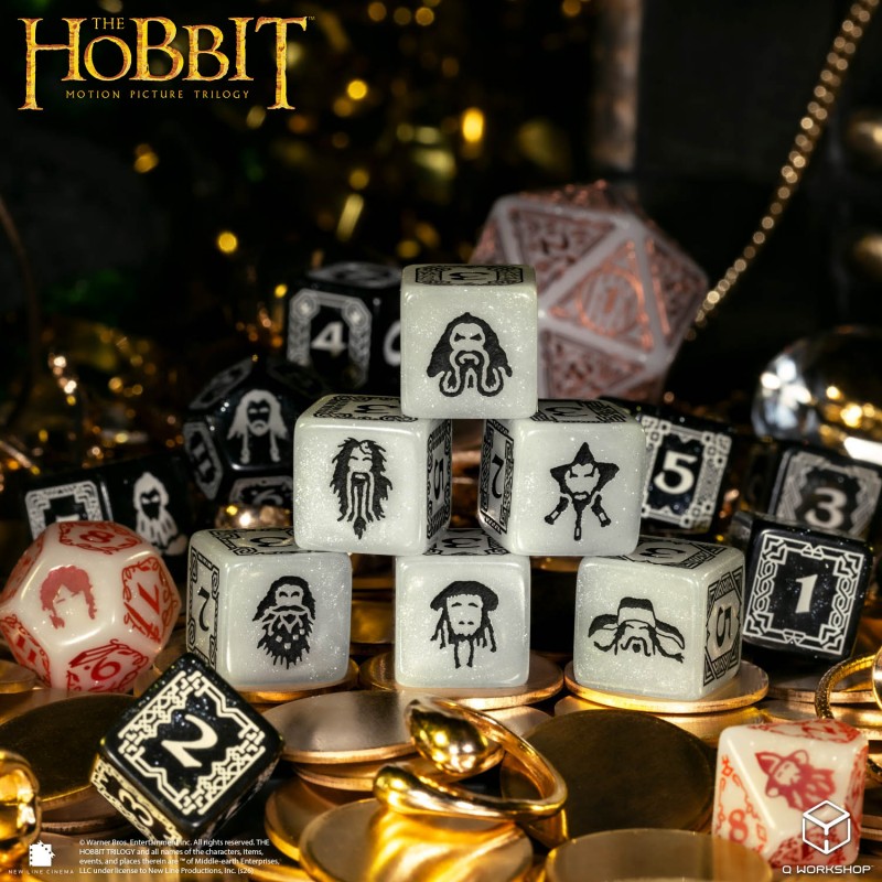The Hobbit TCG Dice Set - Radiant Dawn (Q-Workshop) (HOB/190166/TCGS05)