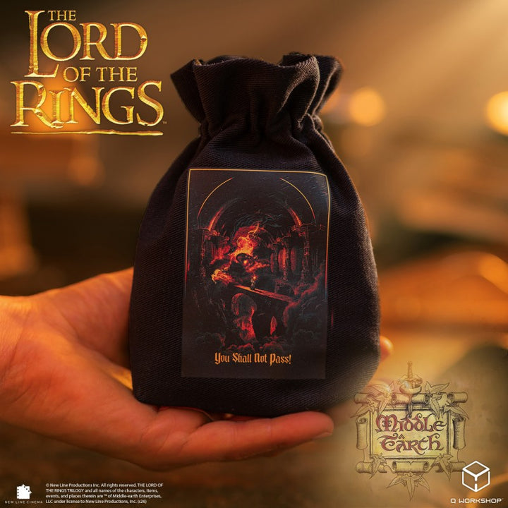 The Lord of the Rings: Bridge of Khazad-dûm Dice Pouch (Q-Workshop) (LOTR/POU/190166/BRI)
