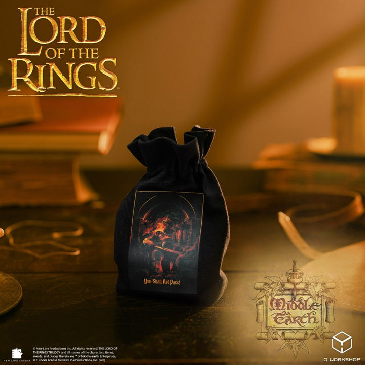 The Lord of the Rings: Bridge of Khazad-dûm Dice Pouch (Q-Workshop) (LOTR/POU/190166/BRI)