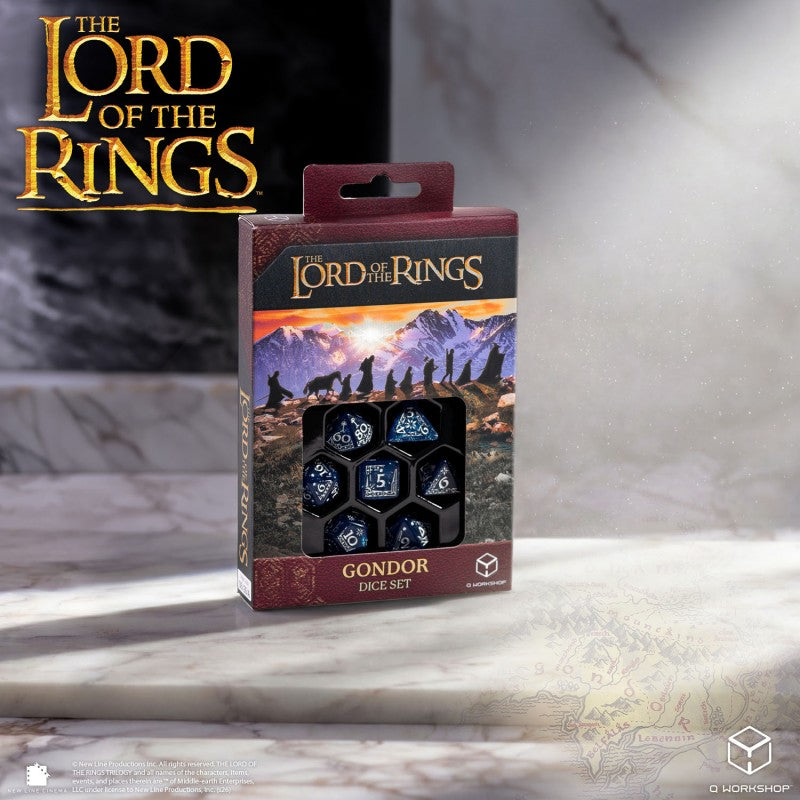 The Lord of the Rings: Gondor Dice Set (Q-Workshop) (LOTR/190166/GON/A)