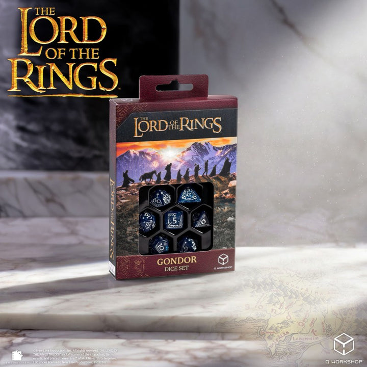 The Lord of the Rings: Gondor Dice Set (Q-Workshop) (LOTR/190166/GON/A)