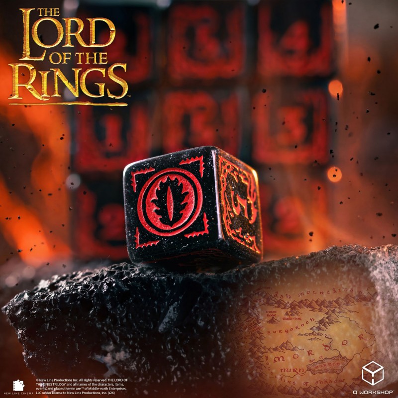 The Lord of the Rings: Mordor 10xD6 Dice Set (Q-Workshop) (LOTR/190166/MOR/B)
