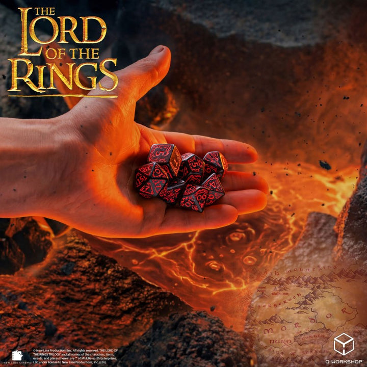 The Lord of the Rings: Mordor Dice Set (Q-Workshop) (LOTR/190166/MOR/A)