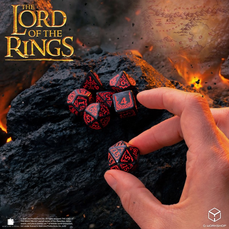 The Lord of the Rings: Mordor Dice Set (Q-Workshop) (LOTR/190166/MOR/A)