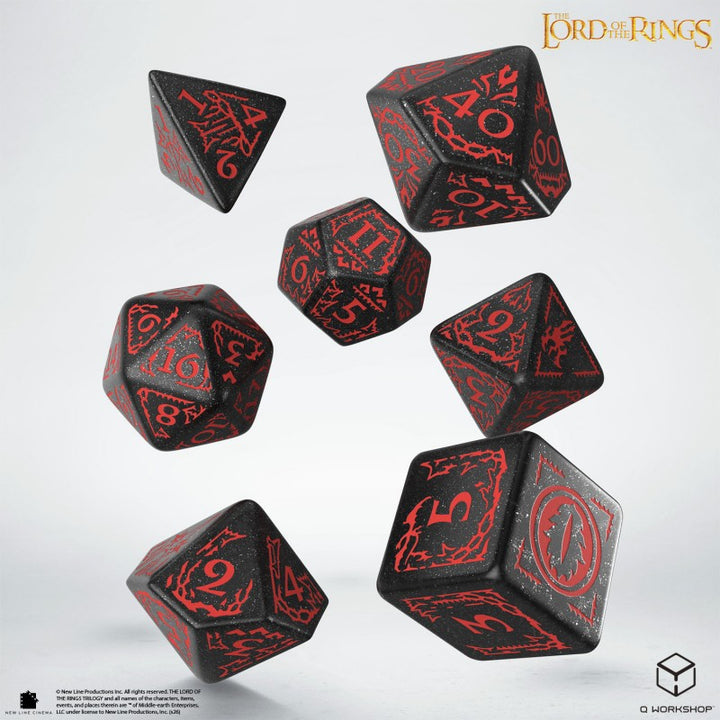 The Lord of the Rings: Mordor Dice Set (Q-Workshop) (LOTR/190166/MOR/A)