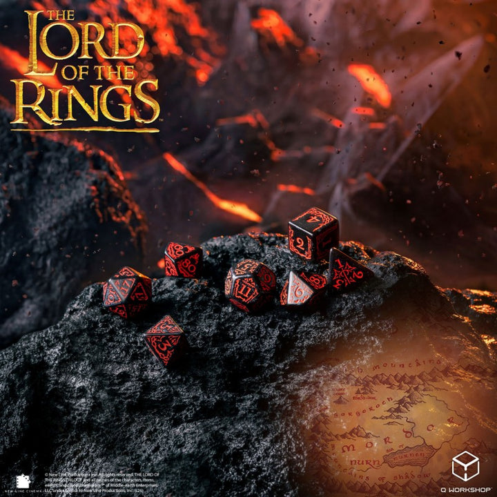 The Lord of the Rings: Mordor Dice Set (Q-Workshop) (LOTR/190166/MOR/A)