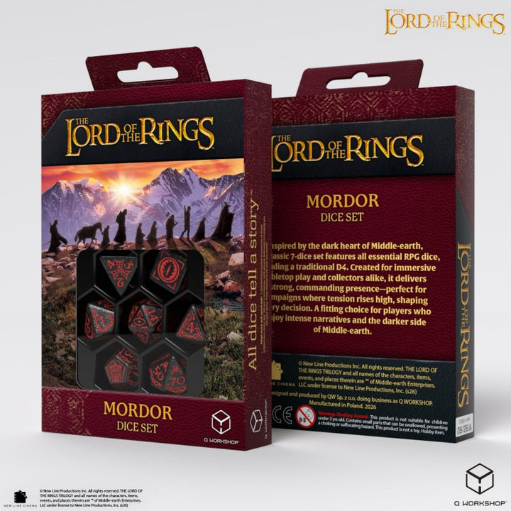 The Lord of the Rings: Mordor Dice Set (Q-Workshop) (LOTR/190166/MOR/A)