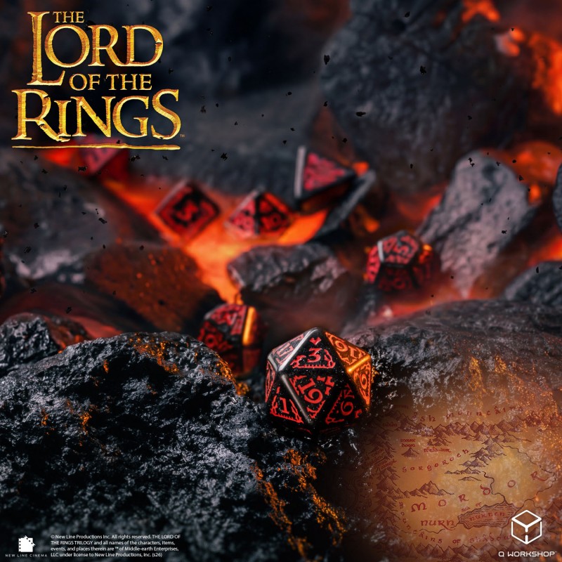 The Lord of the Rings: Mordor Dice Set (Q-Workshop) (LOTR/190166/MOR/A)