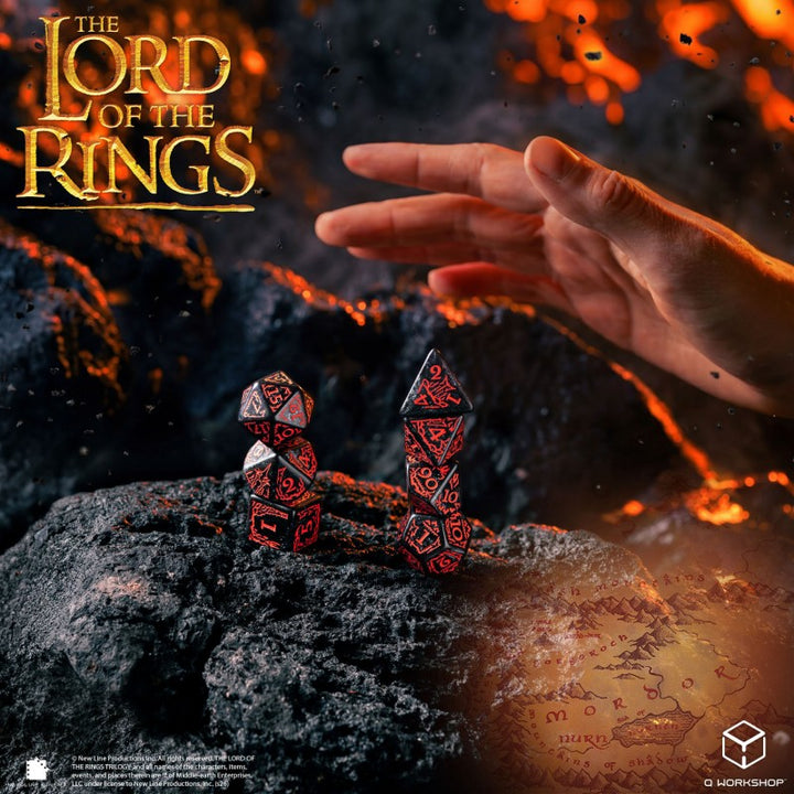 The Lord of the Rings: Mordor Dice Set (Q-Workshop) (LOTR/190166/MOR/A)