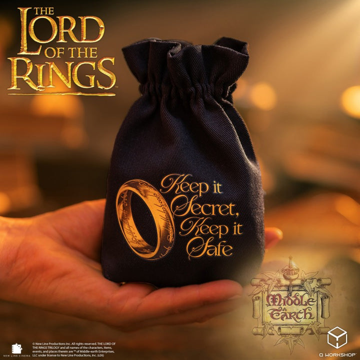 The Lord of the Rings: One Ring Dice Pouch – Keep It Secret Edition (Q-Workshop) (LOTR/POU/190166/ONR)