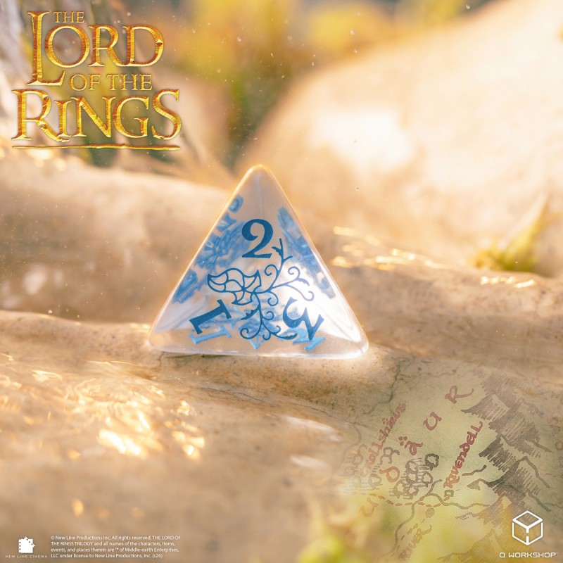 The Lord of the Rings: Rivendell Dice Set - Water (Q-Workshop) (LOTR/190166/RIV/A2)