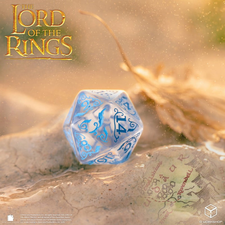 The Lord of the Rings: Rivendell Dice Set - Water (Q-Workshop) (LOTR/190166/RIV/A2)