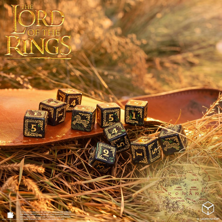 The Lord of the Rings: Rohan 10xD6 Dice Set (Q-Workshop) (LOTR/190166/ROH/B)