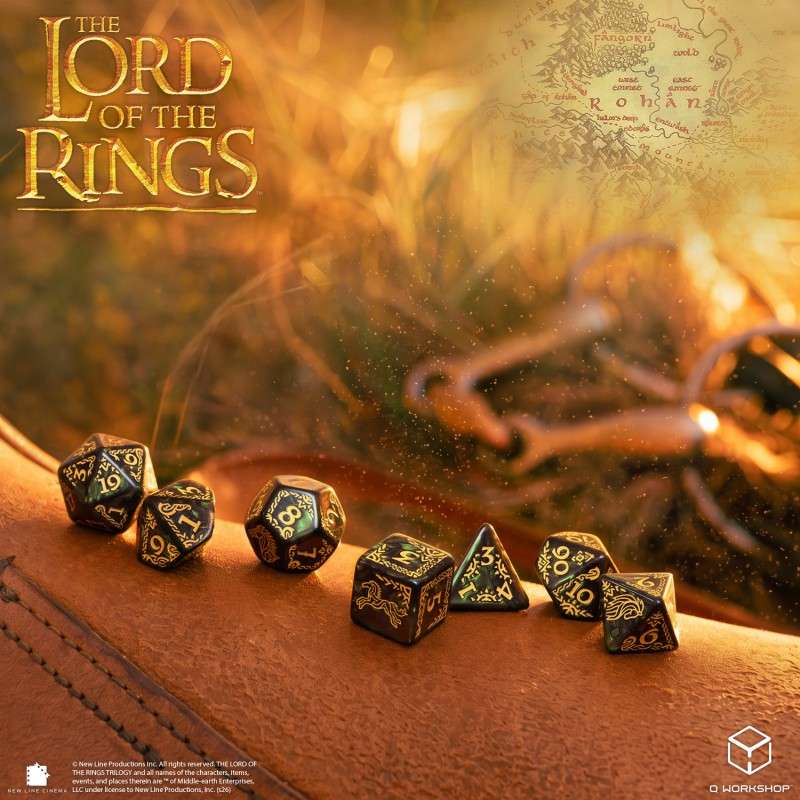 The Lord of the Rings: Rohan Dice Set (Q-Workshop) (LOTR/190166/ROH/A)