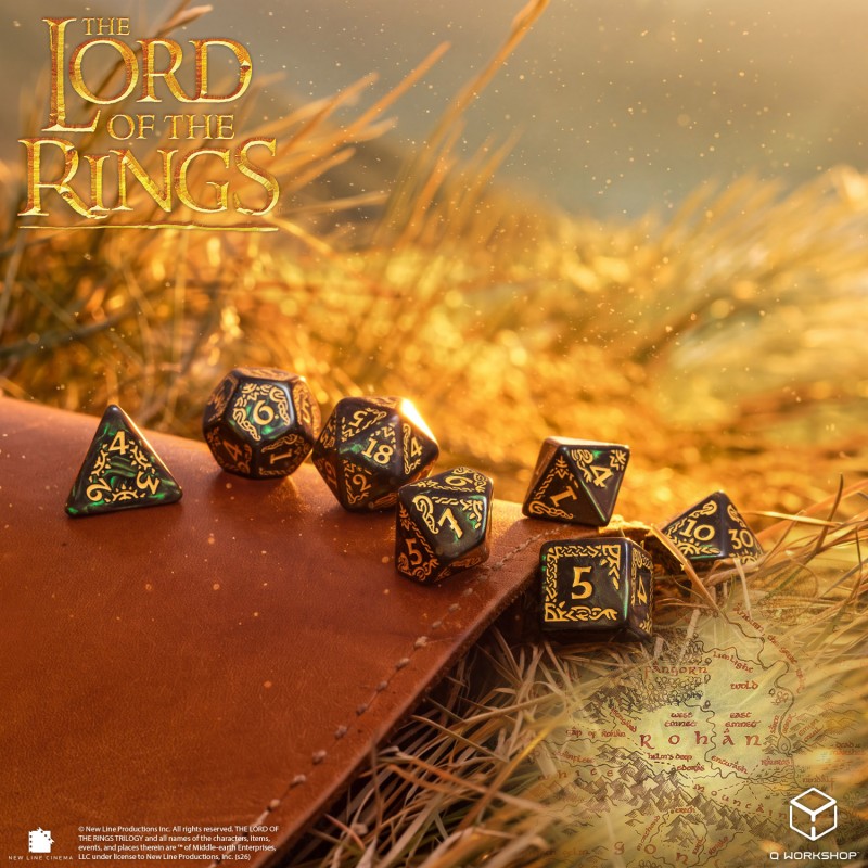 The Lord of the Rings: Rohan Dice Set (Q-Workshop) (LOTR/190166/ROH/A)