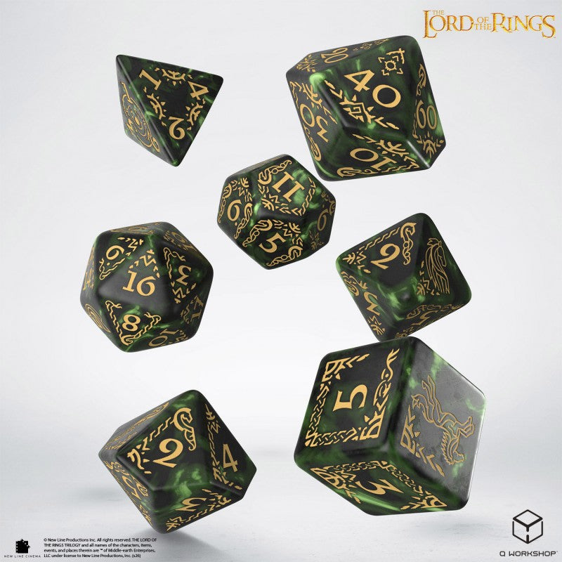 The Lord of the Rings: Rohan Dice Set (Q-Workshop) (LOTR/190166/ROH/A)