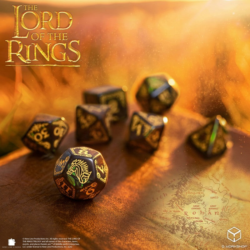 The Lord of the Rings: Rohan Dice Set (Q-Workshop) (LOTR/190166/ROH/A)