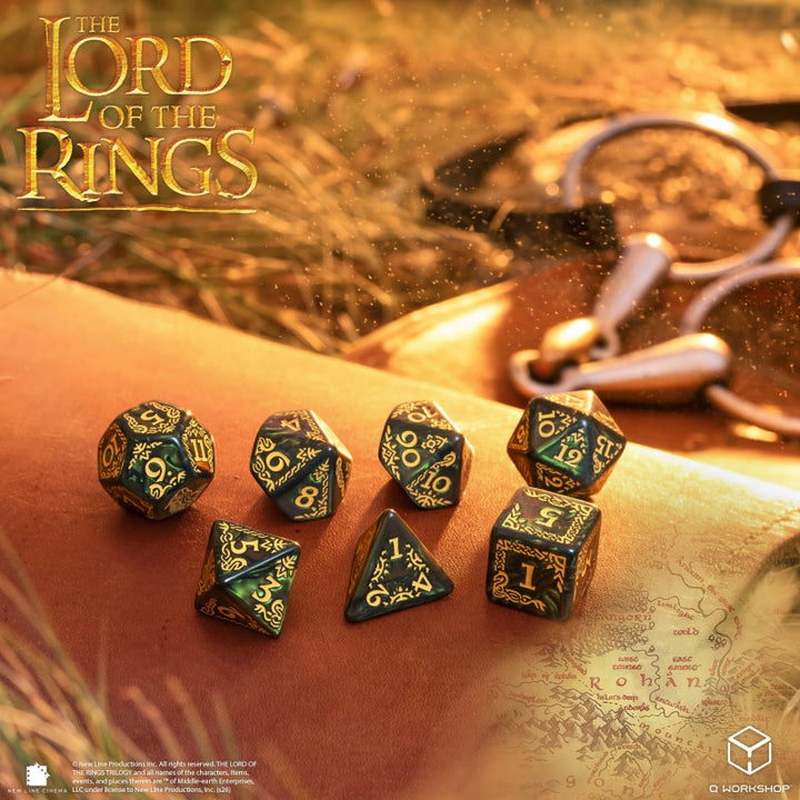 The Lord of the Rings: Rohan Dice Set (Q-Workshop) (LOTR/190166/ROH/A)
