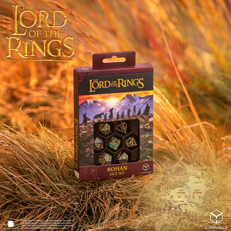 The Lord of the Rings: Rohan Dice Set (Q-Workshop) (LOTR/190166/ROH/A)