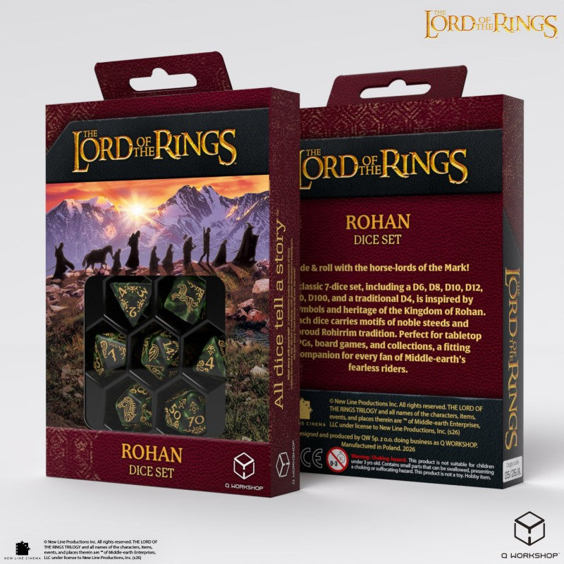 The Lord of the Rings: Rohan Dice Set (Q-Workshop) (LOTR/190166/ROH/A)