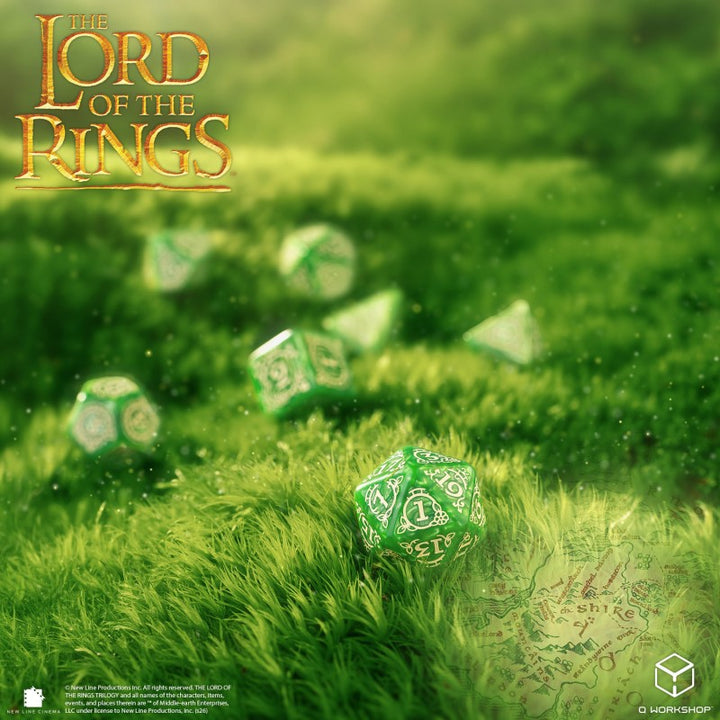 The Lord of the Rings: Shire Dice Set (Q-Workshop) (LOTR/190166/SHI/A)