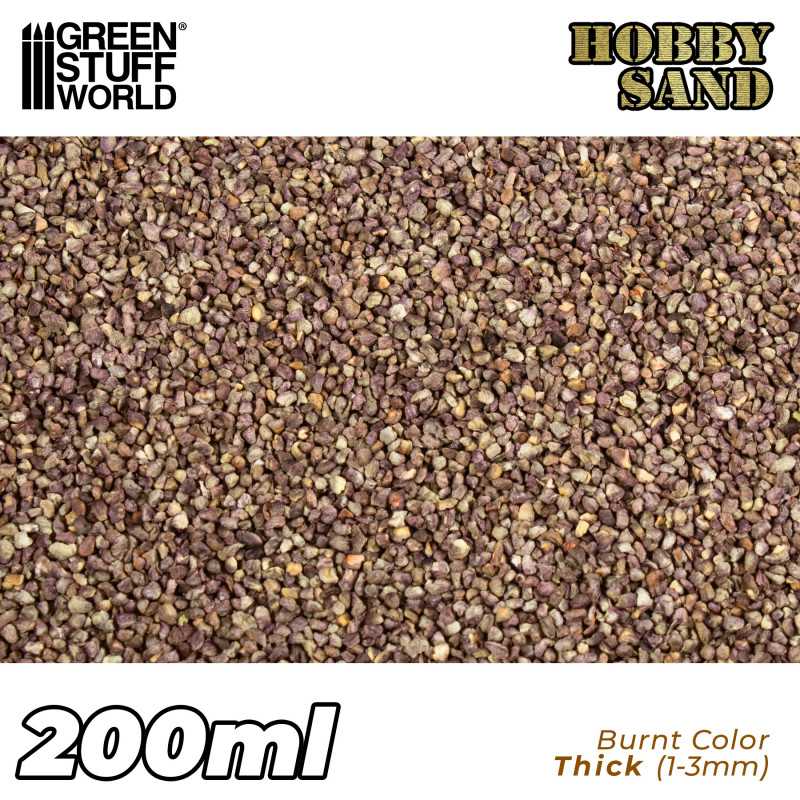 Thick Hobby Sand - Burnt Bown 200ml (Green Stuff World)