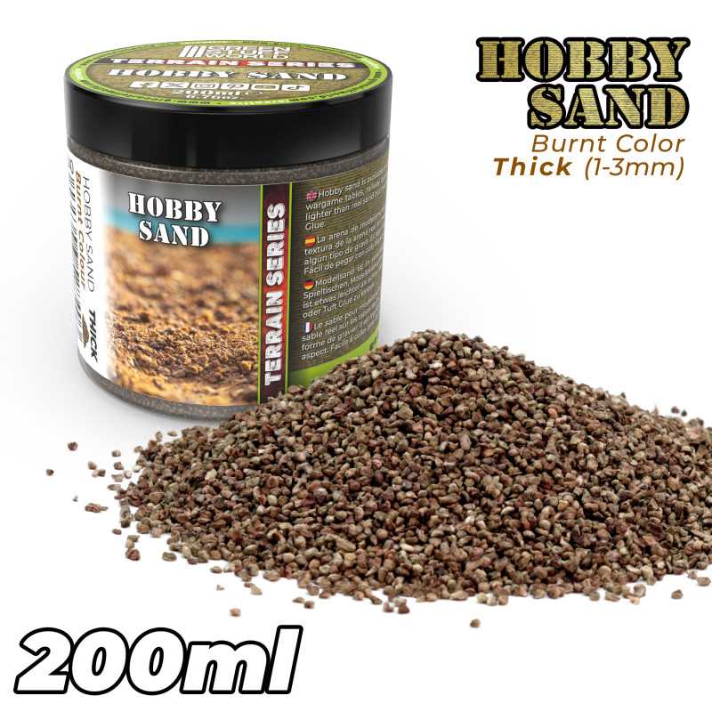 Thick Hobby Sand - Burnt Bown 200ml (Green Stuff World)