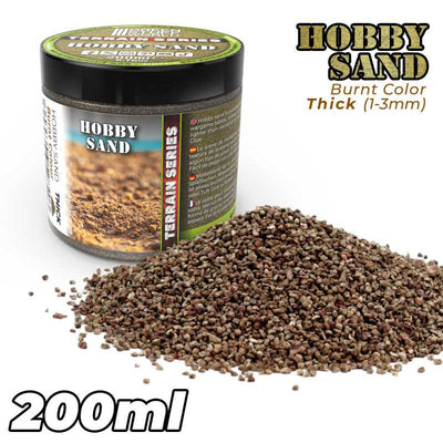 Thick Hobby Sand - Burnt Bown 200ml (Green Stuff World)