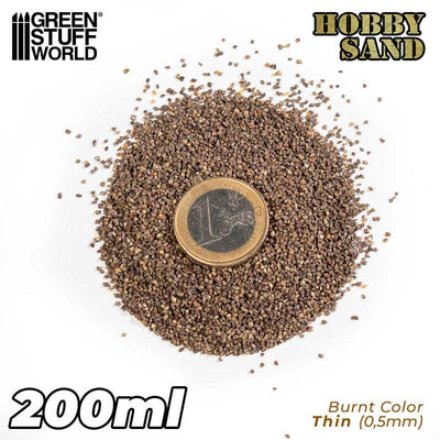 Thin Hobby Sand - Burnt Bown 200ml (Green Stuff World)