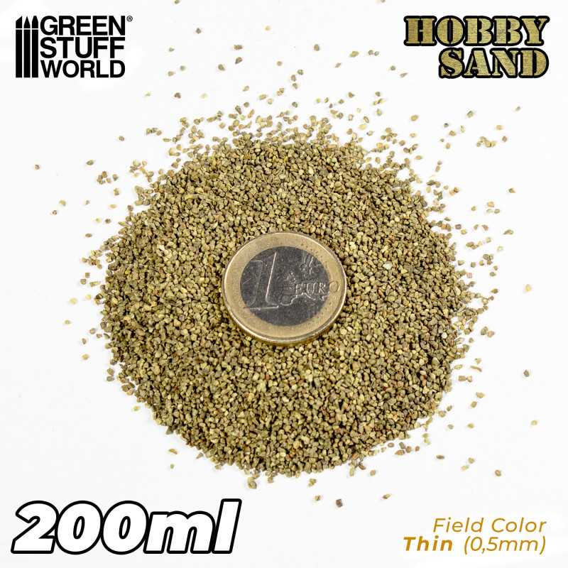 Thin Hobby Sand - Field Sand 200ml (Green Stuff World)