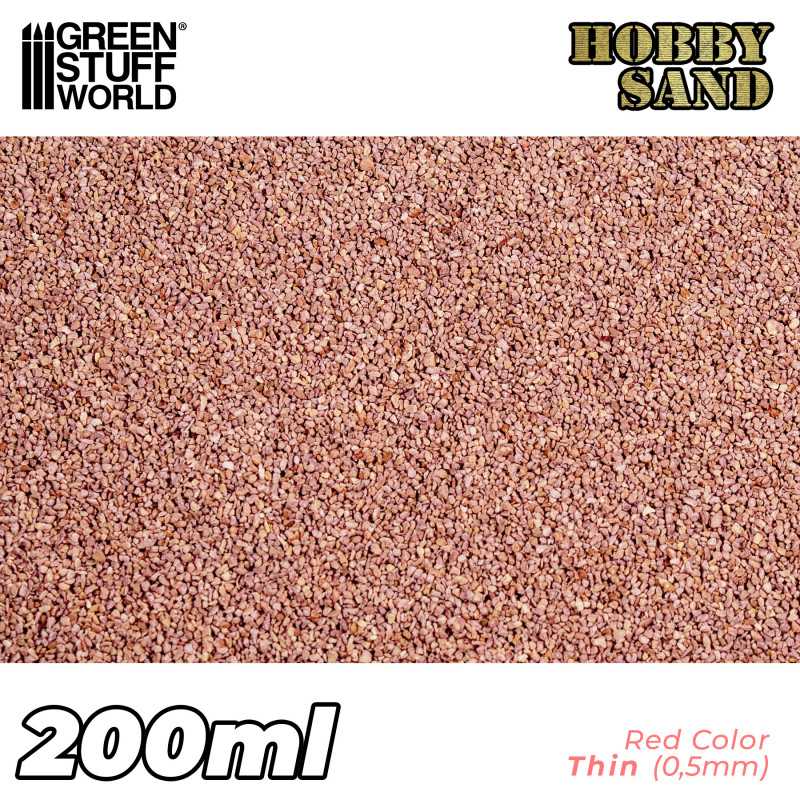 Thin Hobby Sand - Red 200ml (Green Stuff World)