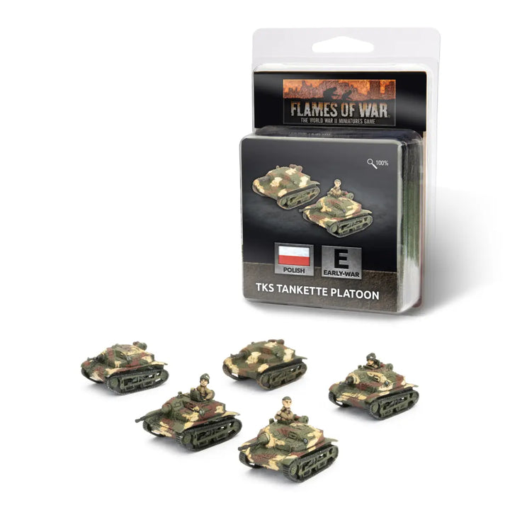 Flames of War: TKS Tankette Platoon (PL010)