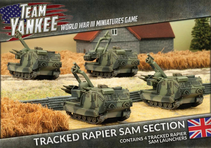 World War III: Team Yankee - Tracked Rapier SAM Section (WWIII x4 Tanks) (TBBX07)