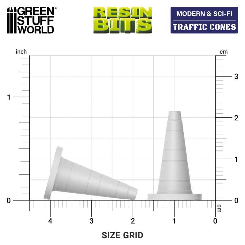 Traffic Cones 1:35 (Green Stuff World)