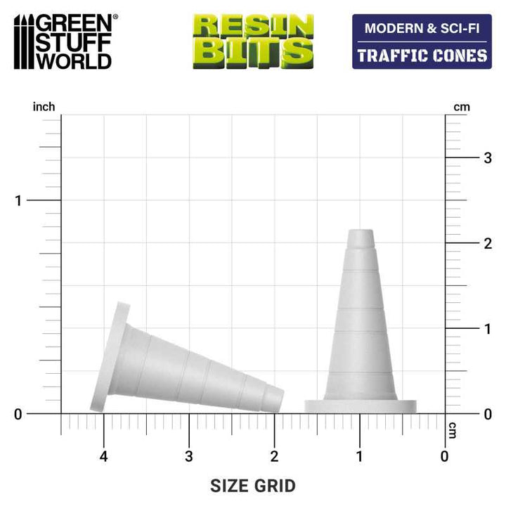 Traffic Cones 1:35 (Green Stuff World)