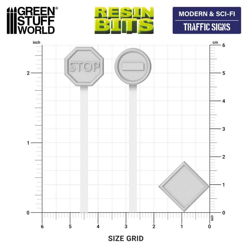 Traffic Signs 1:48 (Green Stuff World)