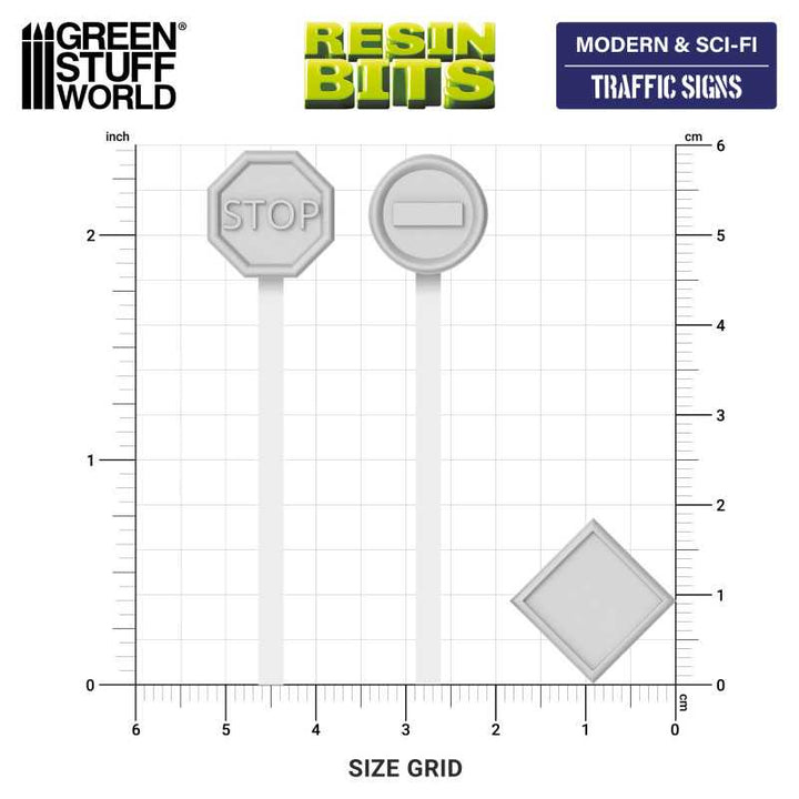 Traffic Signs 1:48 (Green Stuff World)