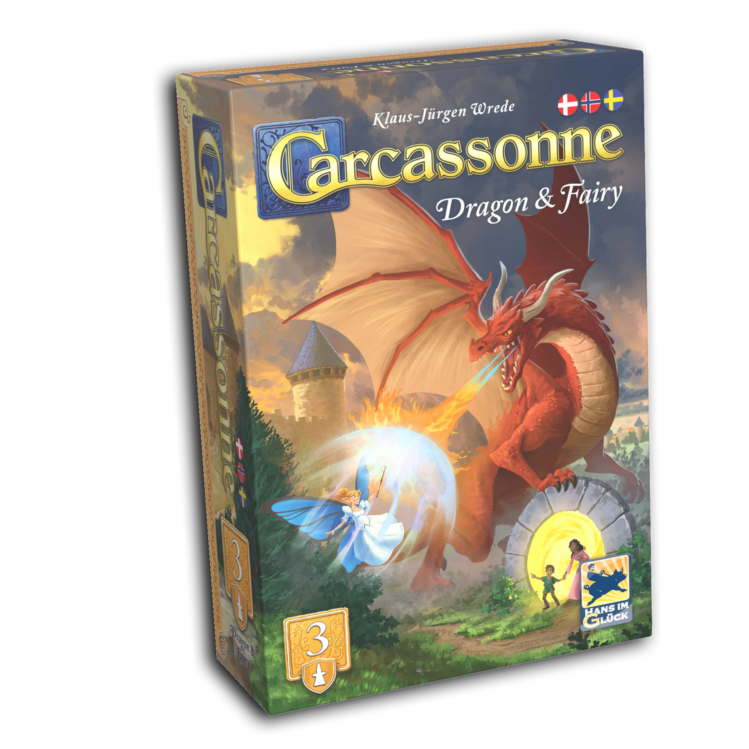 Carcassonne: Expansion 3 Dragon & Fairy (2025) (nordisk)