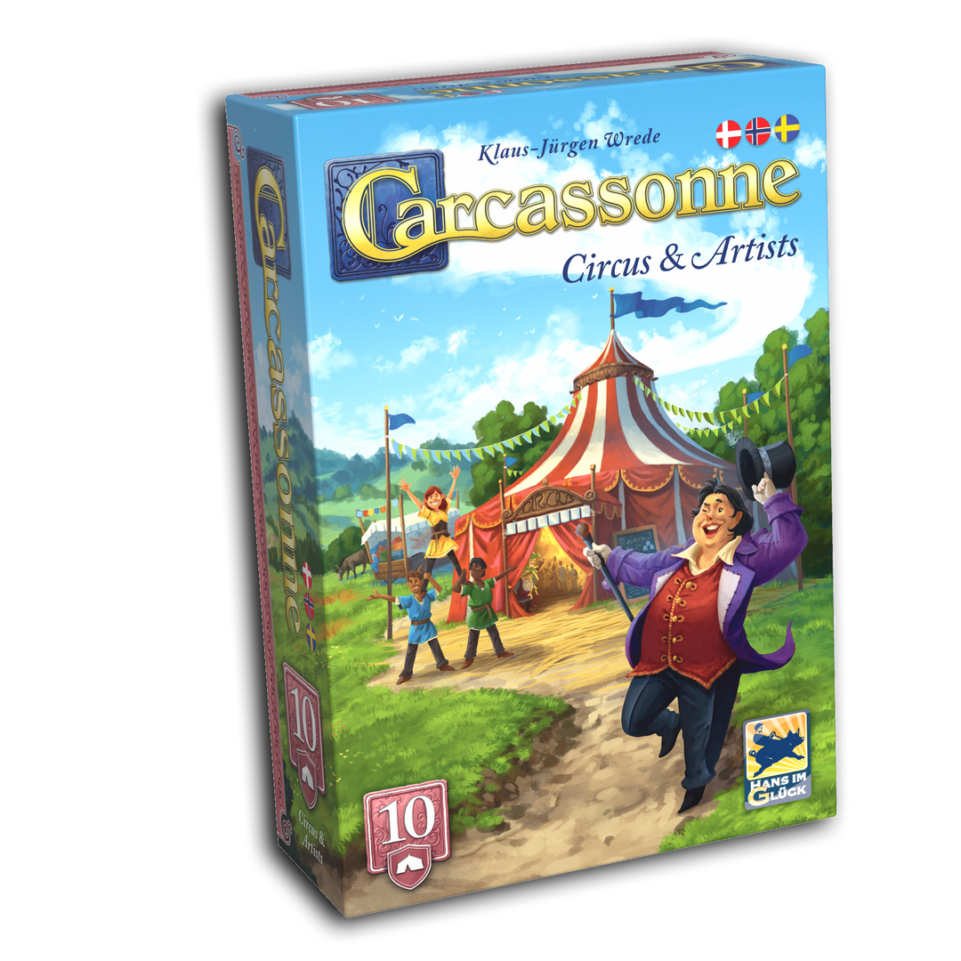 Carcassonne: Expansion 10 Circus & Artists (2025) (nordisk)