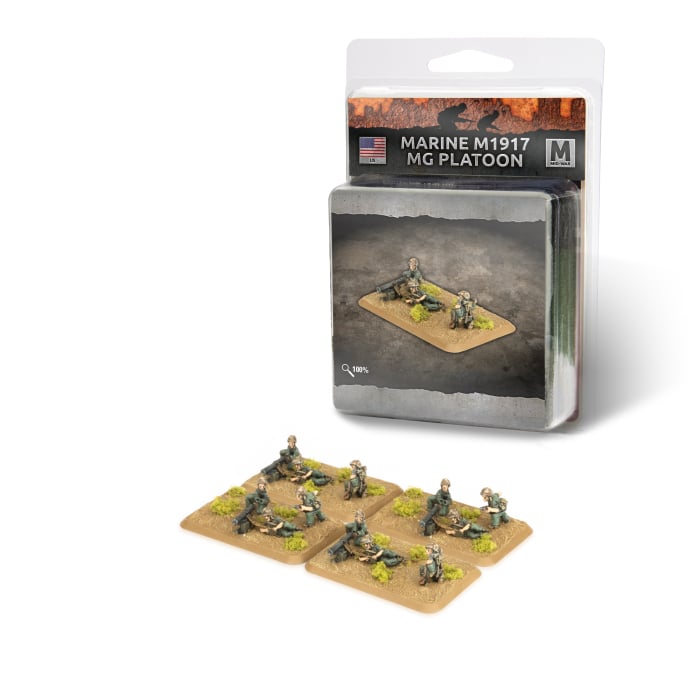 Flames of War: Marine M1917 MG Platoon (US814)