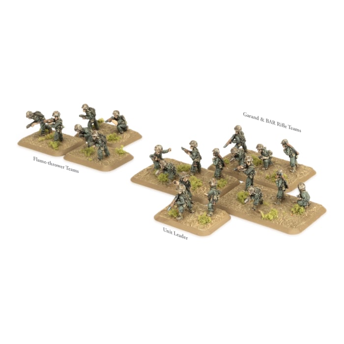 Flames of War: Marine Engineer Assault Section (US816)