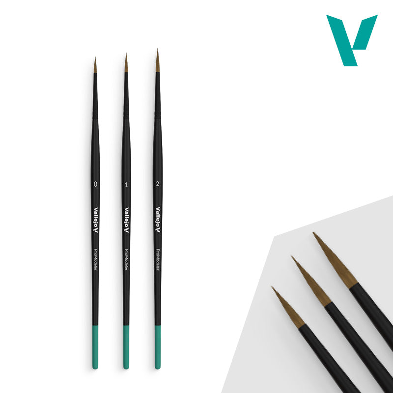 Vallejo Brush Sets: Pro Modeler - Design Set (B01991)