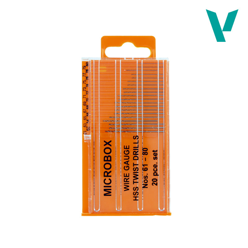 Vallejo: Microbox HSS Twist Drills no. 61-80 (20)