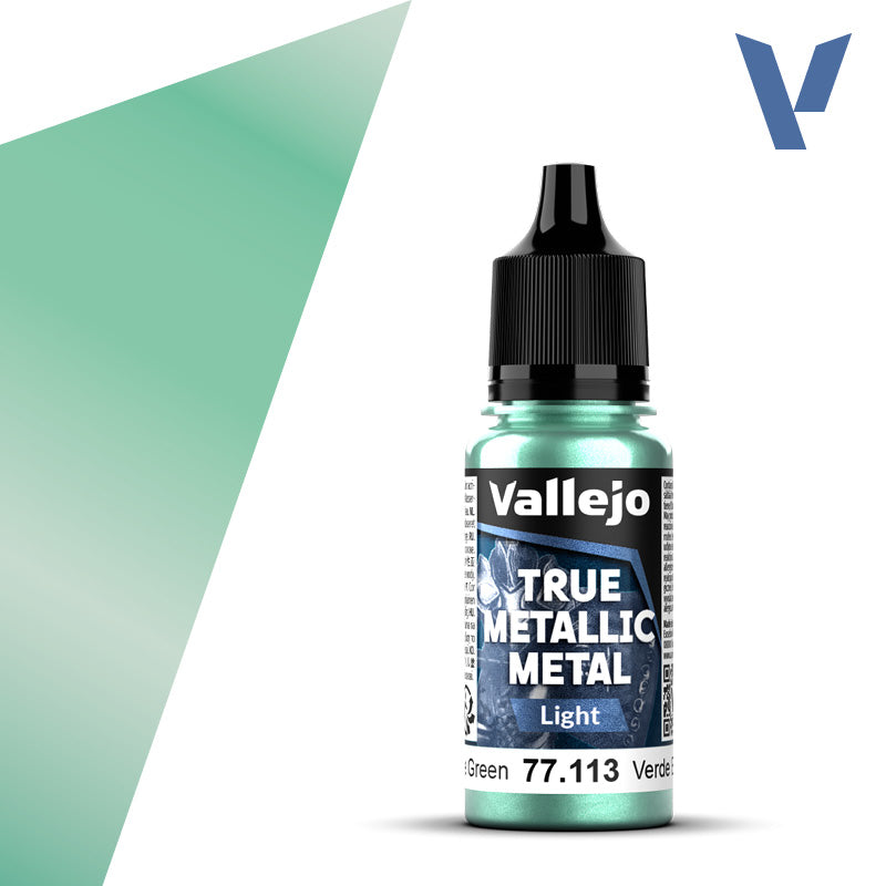 Vallejo True Metallic: Light - Beetle Green (77.113)