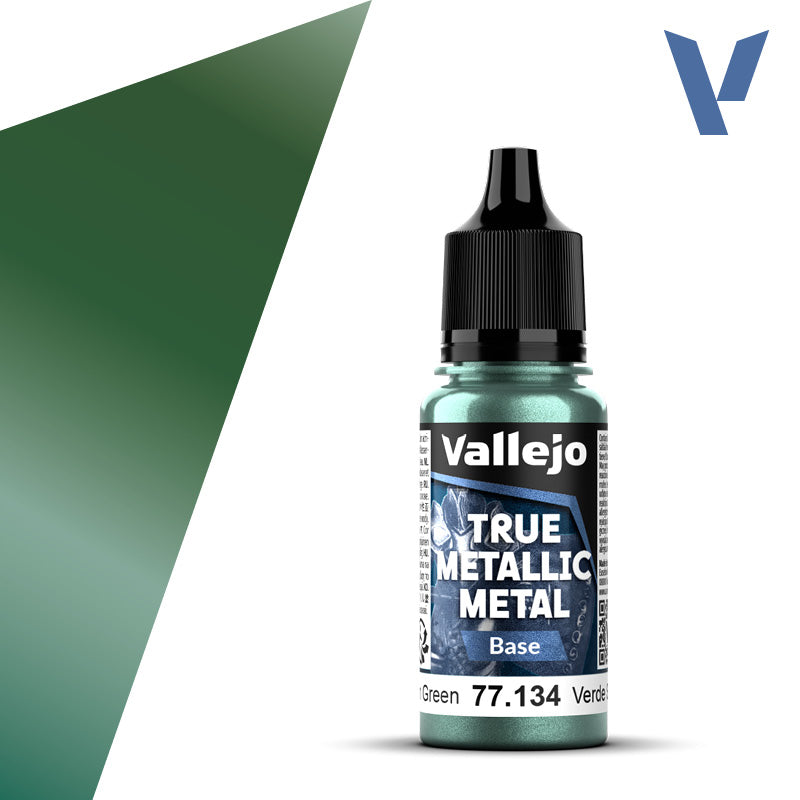 Vallejo True Metallic: Base - Dusken Green (77.134)