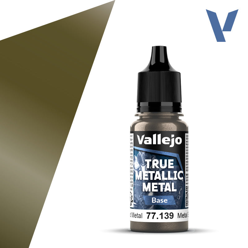 Vallejo True Metallic: Base - Aged Metal (77.139)
