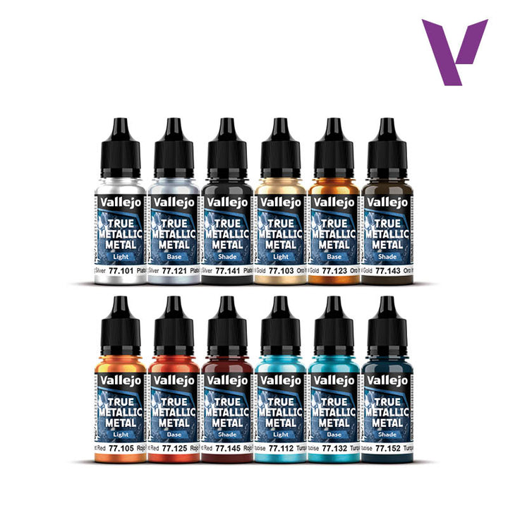 Vallejo: True Metallic Metal Starter Set (77.272)